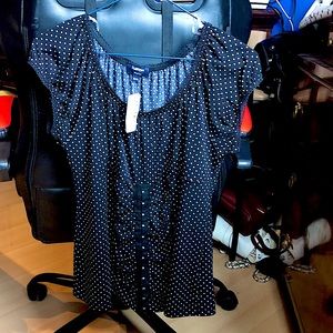 Polka dot women’s shirt